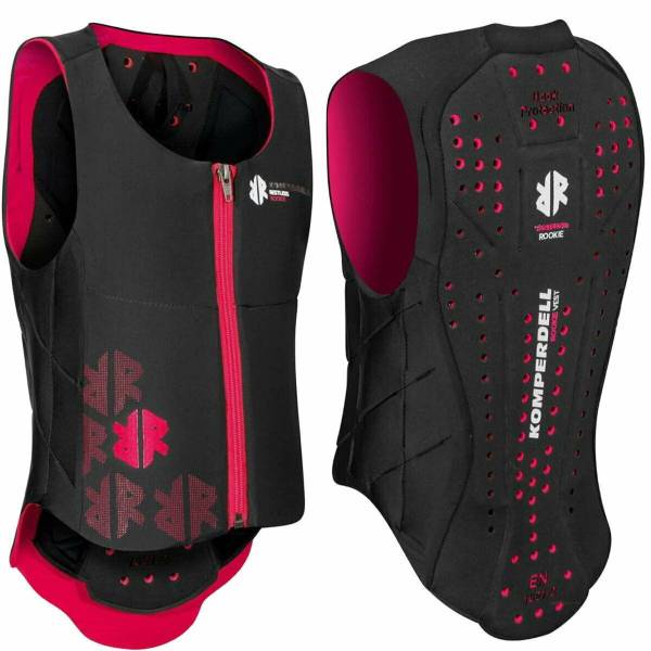 Komperdell BALLISTIC Vest Junior Girl Protector Ski Snowboard Rückenprotektor berry