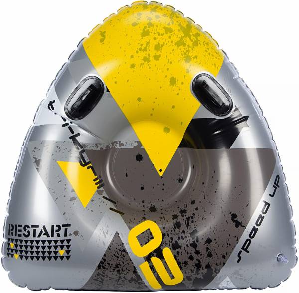 RESTART Tri-Kyrill - Schlitten Bob aufblasbarer Schneereifen Snowtube 110cm